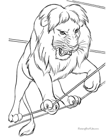 Circus coloring pages!