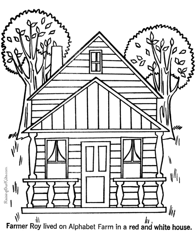 Mansion Coloring Pages To Print Coloring Pages