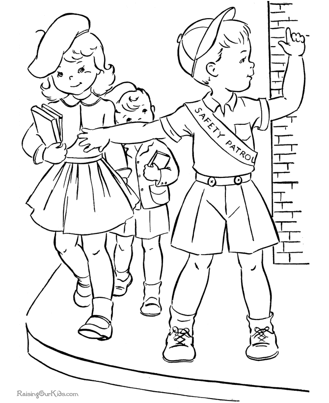 schools coloring pages