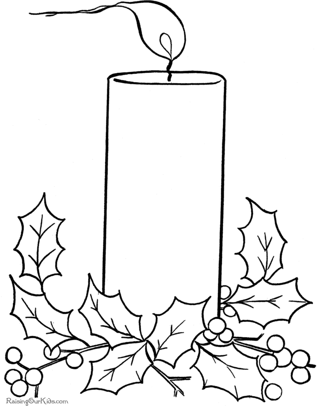 free-christmas-coloring-pages-candles