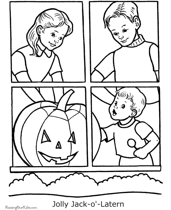 Free Printable Coloring Pages Halloween 024