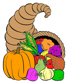Holiday coloring pages - Thanksgiving