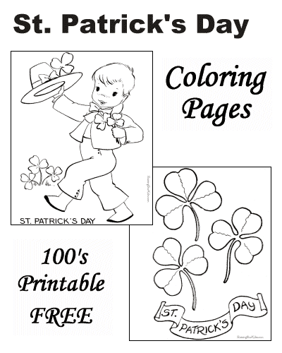 St. Patrick’s Day Coloring Pages