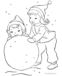 Winter Coloring Sheets and Pictures!