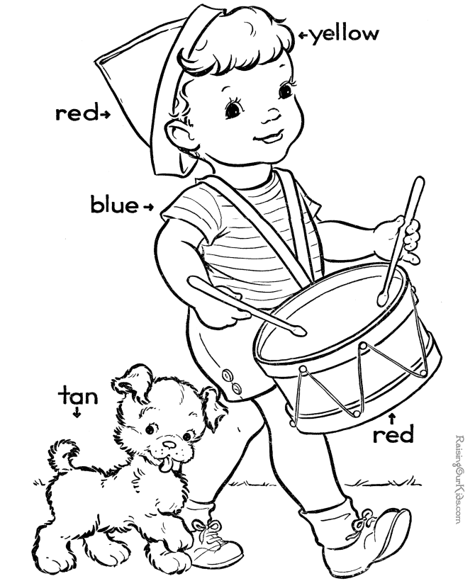 Coloring pages for kindergarten and preschool