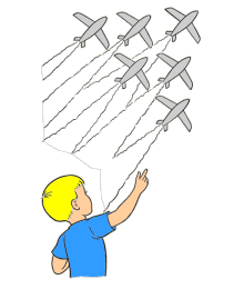 Airplane coloring pages, sheets, pictures