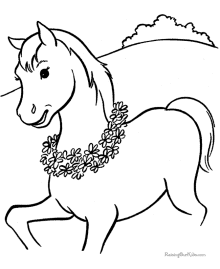 Download Horse Coloring Pages
