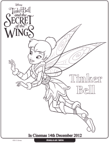 tinkerbell fairy friends coloring pages