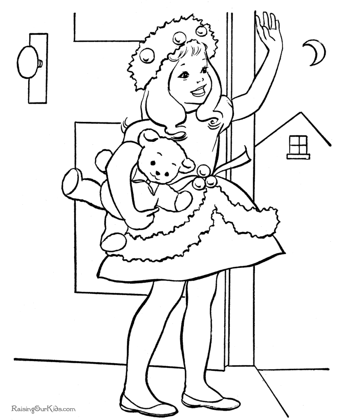 free kid's christmas coloring pages  018