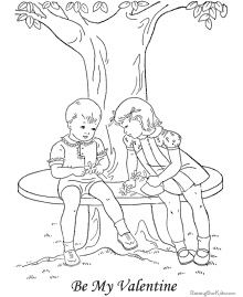valentine coloring pages for kids