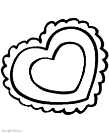 preschool valentine's day coloring pages