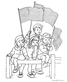 memorial day patriotic coloring pages for kids