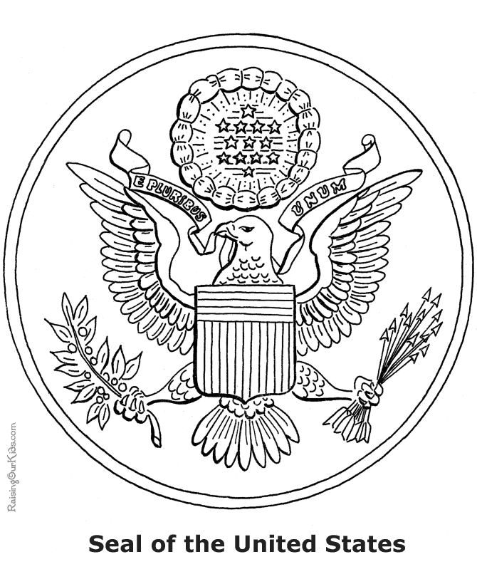 Patriotic Symbols - Seal of the United States 003
